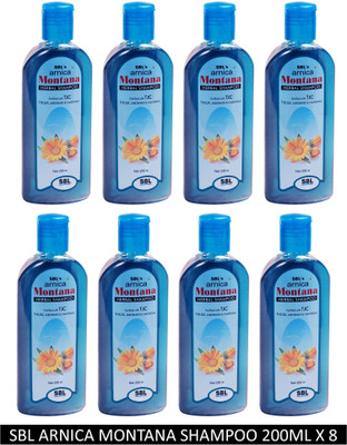 SBL ARNICA MONTANA SHAMPOO 200 ML BOTTLE - (PACK OF 8)(1600 ml)