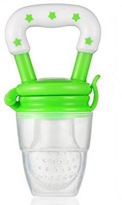 AE Silicone Baby fruit Feeder/BPA Free/Food Feeder/Silicone Food Nibbler/ Teether and Feeder Teether and Feeder(Green)