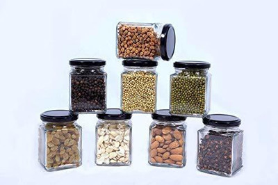 Avastro Glass Grocery Container  - 250 ml(Pack of 4, Clear)