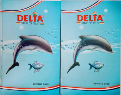DELTA regular A4 Notebook ruled 528 Pages(white ruled, Pack of 2)