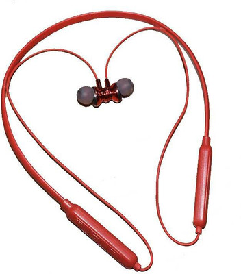 AUDONIC Premium Quality Wireless Hp17 Bluetooth Headphones g Magnetic Neckband Sports Earbuds With Mic For All Smartphones Bluetooth Headset(Multicolor, In the Ear)