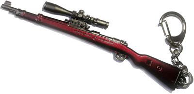 gtrp Pubg-Karabiner-98-Sniper-Burgundy-Gun-Metal-Keychain Key Chain