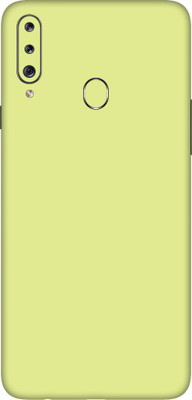 Vcare GadGets Samsung Galaxy A20s Mobile Skin(Cream)