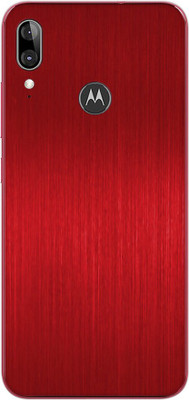 Vcare GadGets Motorola e6s Mobile Skin(Red)