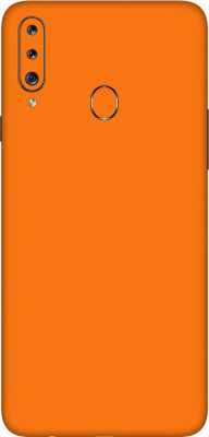 Vcare GadGets Samsung Galaxy A20s Mobile Skin(Orange)