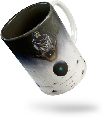 Tee Mafia NM-73-BEGINNING-IS-THE-END-1 Ceramic Coffee Mug(330 ml)