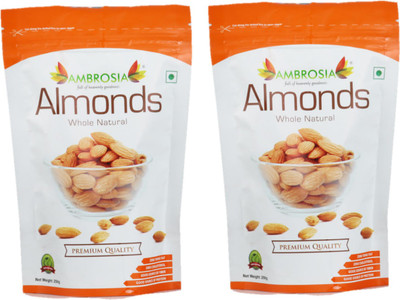 AMBROSIA Whole California Almonds Almonds(2 x 250 g)