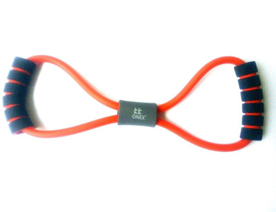 ONEX Resistance Stretchable Pull Rope Rubber Exerciser for Workout Resistance Tube(Orange)