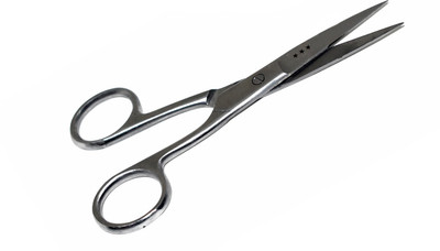 Verceys Beard Mustaches Scissor 4.5 Inch Scissors(Set of 1, Silver)