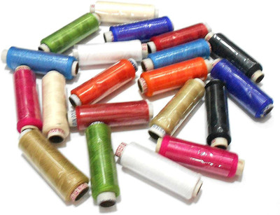 wiffo Threads, Stitching Thread Polyester Threads for Everyday Sewing Thread(180 m Pack of25)