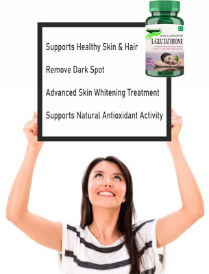 Rawmest L Glutathione with Vitamin C & E, Biotin, Grape Seed Extract & Alpha Lipoic Acid(90 No)