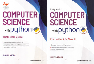 Computer Science with Practice Book Textbook for Class 11(English, Paperback, Arora Sumita)