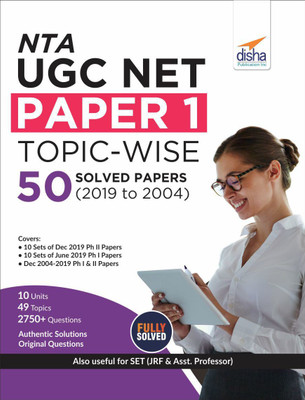 Nta UGC Net Paper 1 Topic-Wise 50 Solved Papers(English, Paperback, unknown)
