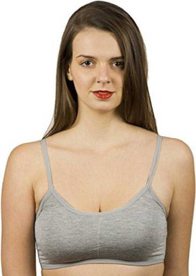 PENNYCREEK Women Sports Non Padded Bra(Grey)