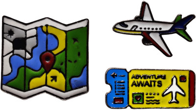 FURE Travel the World Enamel Pins Brooch(Multicolor)