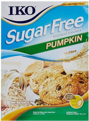 Iko Sugar Free Biscuits, Pumpkin, 200g High Fiber Biscuit(200 g)