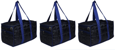 Sunesh Creation Nylon Fabric Small Foldable Waterproof Travel Bag/Duffle Bag with Zip Closure(Blue) Duffel Without Wheels