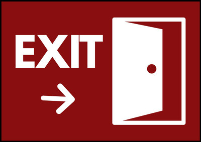 Ritwika's Exit Emergency Sign
