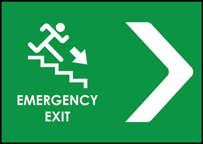Ritwika's Emergency Exit Emergency Sign