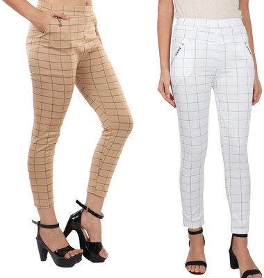 KOMAL Multicolor Jegging(Checkered)