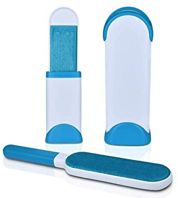 MOSHTU Pet Hair, Dust, Lint Remover for Clothing & Furniture - Double Sided, Self-Cleaning & Reusable Lint Roller
