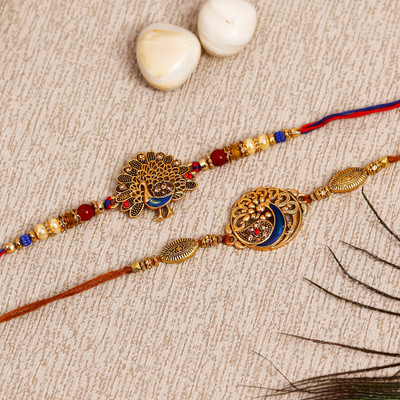 Flipkart SmartBuy Designer D716_D730_FSB Assorted Rakhi  Set(Pack of 2 Rakhis)