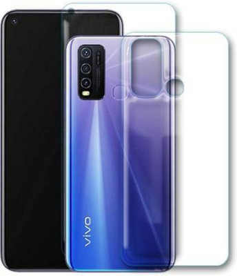 FIRST IMPRESSION Front and Back Tempered Glass for Vivo Y50(Pack of 2)