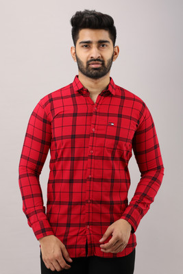 PANKHIL Men Checkered Casual Multicolor Shirt