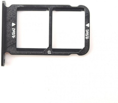 Docile Sim Card Tray(Compatible With HONOR 10 : BLACK)
