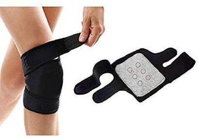 Abhay fashion st Therapy Knee Hot Belt Self Heating (black) Knee Support