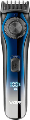 VGR V-080 Cordless Professional Hair Trimmer Runtime 120 min Trimmer for MenBlue Black