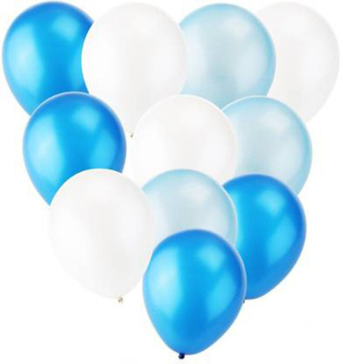 Party Hub Solid Metallic Balloons for Birthday Decoration, Decoration for Weddings, Engagement, Baby Shower, 1st Birthday, Anniversary Party, Theme Party, Office Party Ba