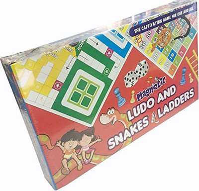 Aavkar creation Magnetic Ludo and Snake Ladder - Board Game Party & Fun Games Board Game Party & Fun Games Board Game Educational Educational Board Games