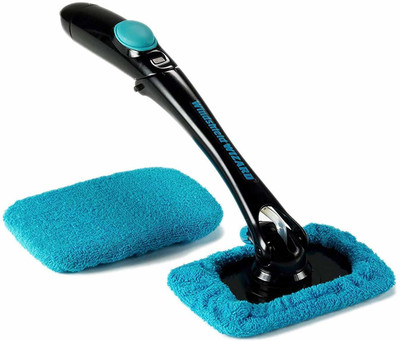 PGK TRADERS Microfiber Wonder Glass Window Cleaner With Spray Refill Wonder Wind Shield Wizard Easy Car Window Cleaner Wiper Tool Cleaner For Hard To Reach Place(400 ml)