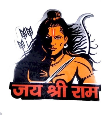 ShobhRam Sticker & Decal for Car & Bike(Orange)