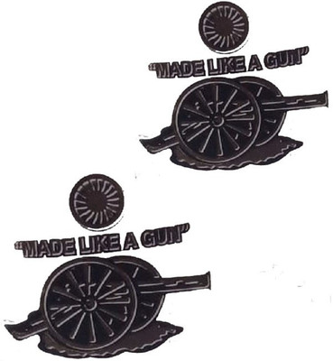 ShobhRam Sticker & Decal for Car & Bike(Silver)