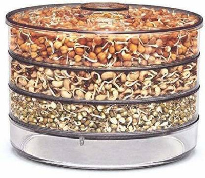 SEAVOKES Plastic Sprout Maker  - 1000 ml(Clear)