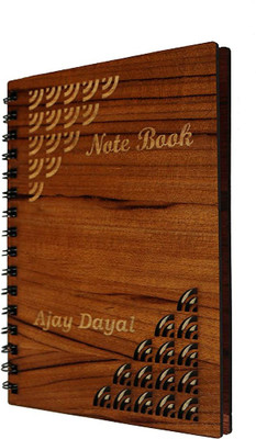 KAPNNOVATIVE SOLUTIONS Twisty Pad Regular Diary Single Rule 160 Pages(Brown)