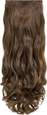 HEROSHIV INDIA Curly/Wavy Real Extension  Extension Hair Extension