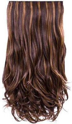 HEROSHIV INDIA Golden Highlighted Extension  Extension Hair Extension