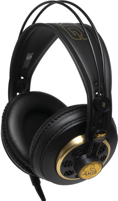 AKG K240 Professional Studio Wired Without Mic  (Black, On The Ear) For Rs. 1729 @ 91 %