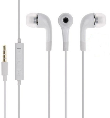 ajd A26 Original Rock Bass Certified Quality Earphone Wired Headset Wired Headset(White, In the Ear)
