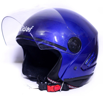 RIDER OPEN FACE TECH NEW VICTOR BLUE Motorbike Helmet(VICTOR BLUE)