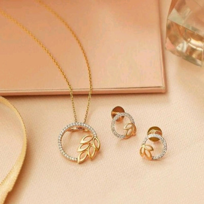 NP FASHION Alloy Silver Jewellery Set(Pack of 1)