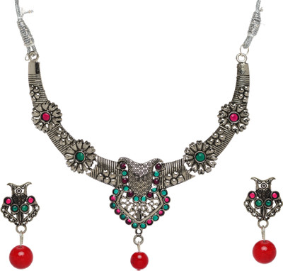 HETPRIT Alloy Silver Silver Jewellery Set(Pack of 1)