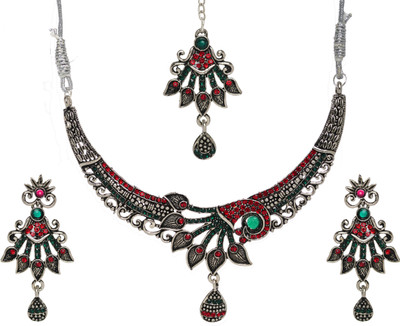 HETPRIT Alloy Silver Silver Jewellery Set(Pack of 1)