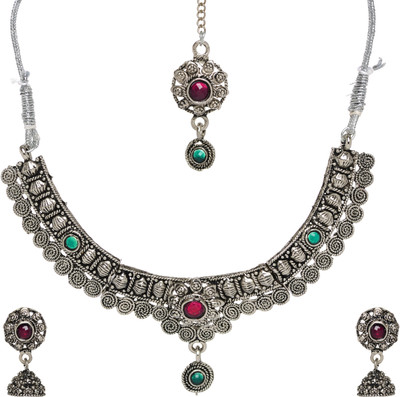 HETPRIT Alloy Silver Silver Jewellery Set(Pack of 1)