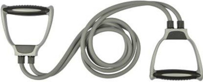 SATYA ENTERPRISES TONING TUBE FULL BODY EXERCISER Resistance Tube For Men and Women Resistance Tube(Grey)