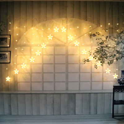 MANSAA 136 LEDs 2.49 m Yellow Steady String Rice Lights(Pack of 1)