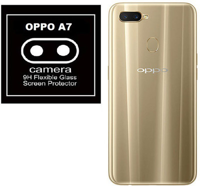 ISAAK Back Camera Lens Glass Protector for OPPO A7(Pack of: 1)